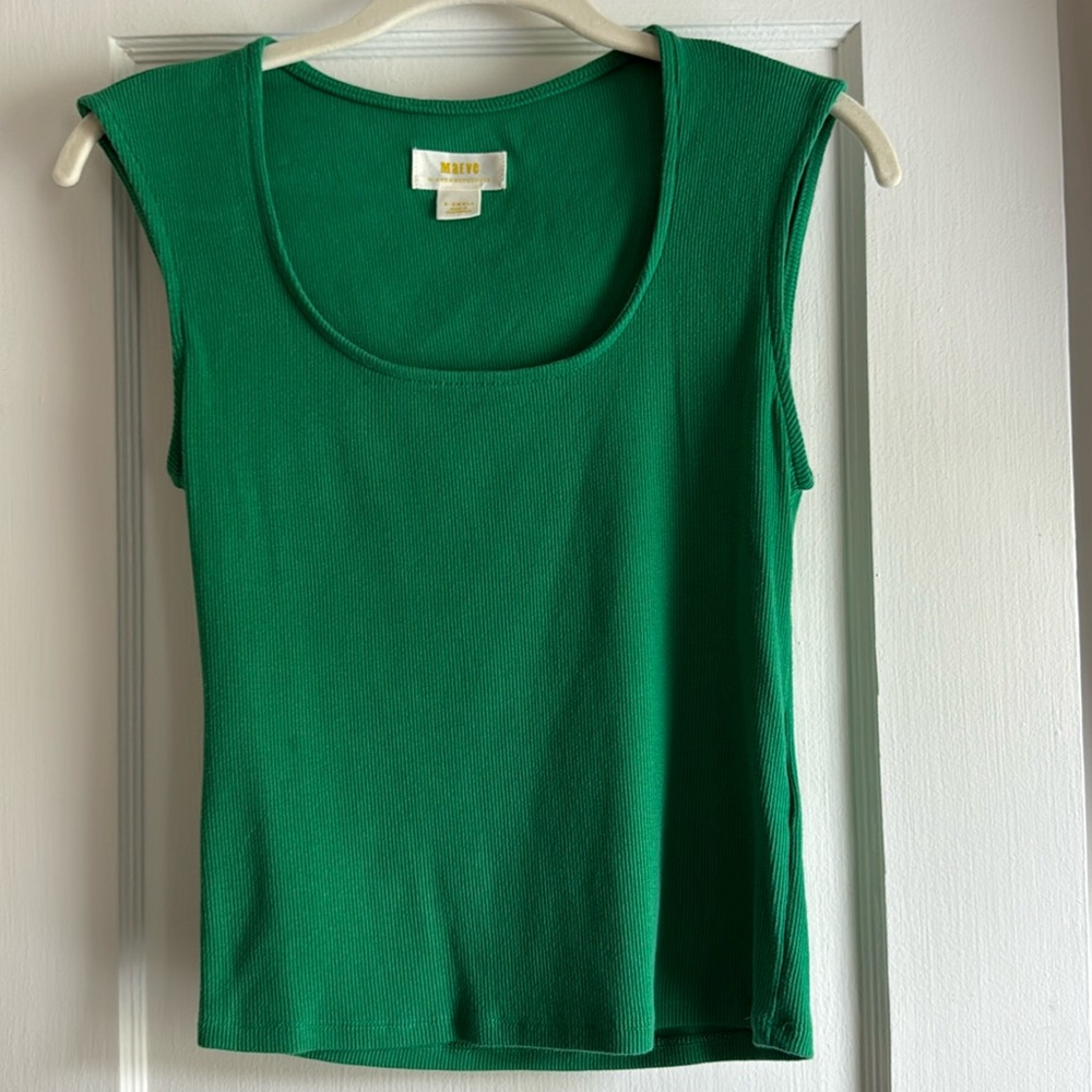 Maeve by Anthropologie extra small green tank top